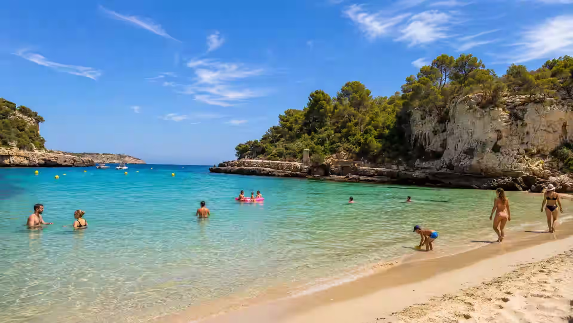Cala Llombards con niños Cala Llombards con niños