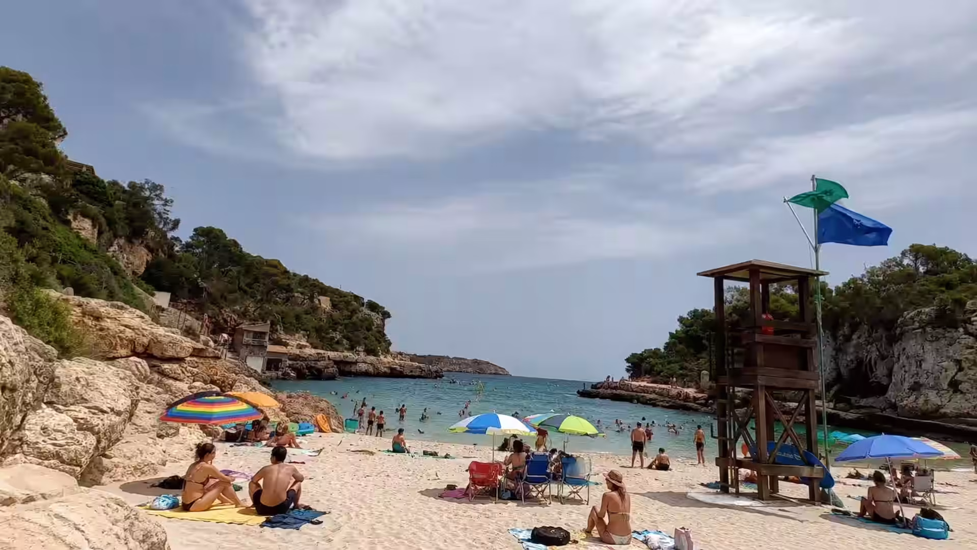 Cala Llombards con peques Cala Llombards con peques