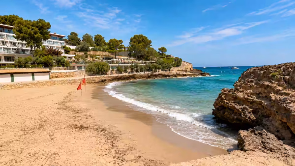 Cala Molins con niños