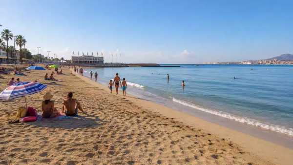 Playa de Can Pere Antoni en familia