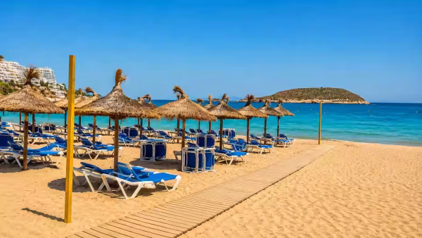 como es la Playa de Magaluf