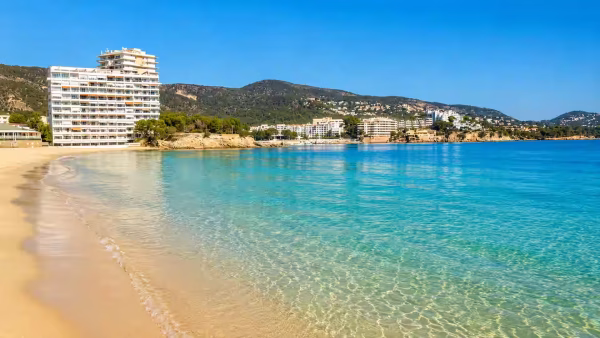 como es la Playa de Palmanova